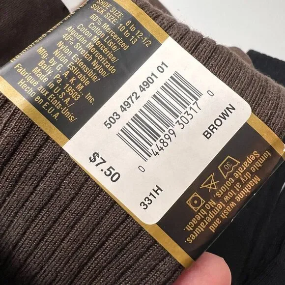 Gold Toe Men's Canterbury Over the Calf Dress Socks 5 pairs - Picture 6 of 6